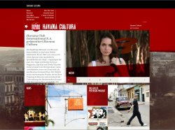 Internetauftritt verschiedener kubanischer Künstler